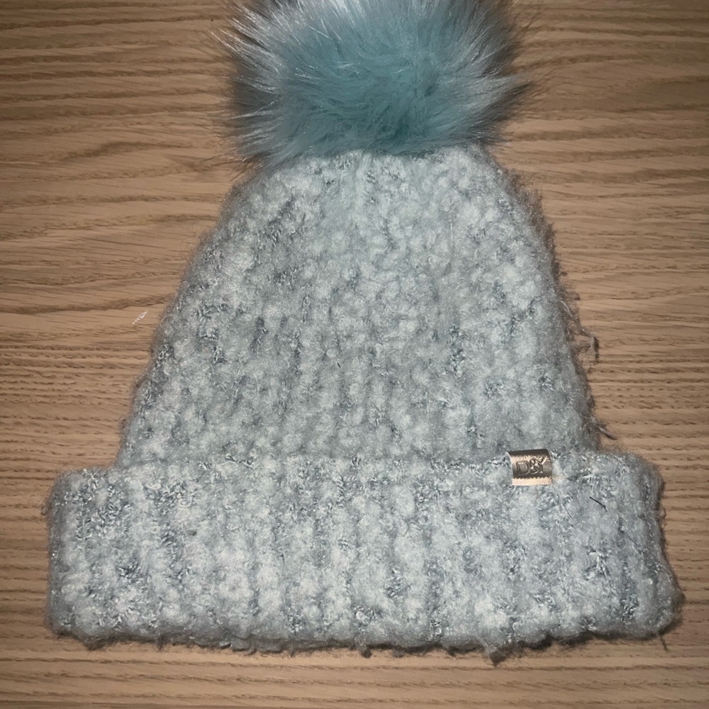 Baby Blue Fuzzy Hat